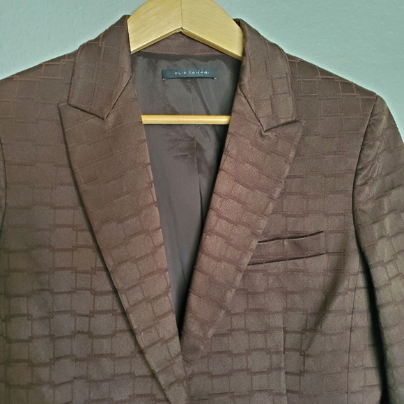 Elie Tahari Square Stitch Blazer Size 10 - Picture 3 of 10